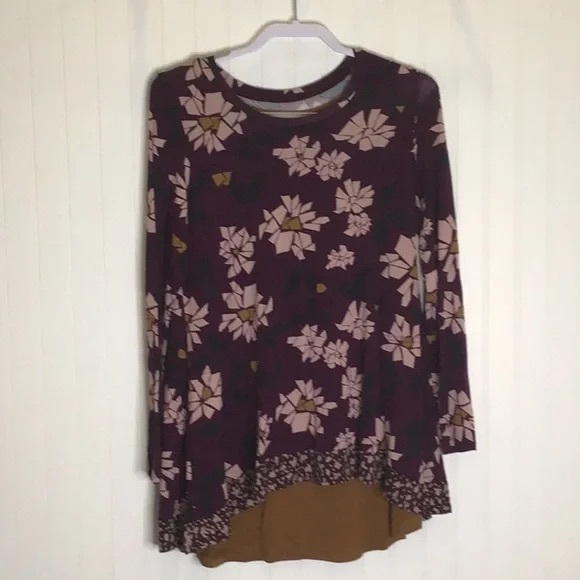 💖 LOGO | by Lori Goldstein Knit Printed Top & Solid Tank Twin Set Small - Picture 5 of 8